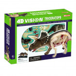 ANATOMIA DO TRICERATOPS 4D VISION TRICERATOPS ANATOMY MODEL 4D MASTER FAMEMASTER FME 26093